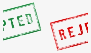 Rejected Stamp Png Transparent Images - Reject Accepted