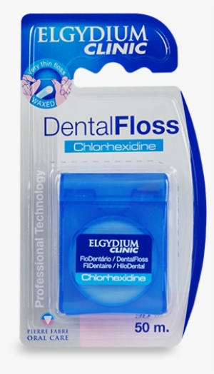 Elgydium Chlorhexidine Dental Floss - Floss Impregnated With Chlorhexidine
