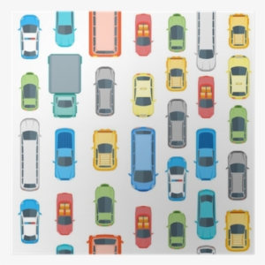 Cars Top View Background Pattern - Car