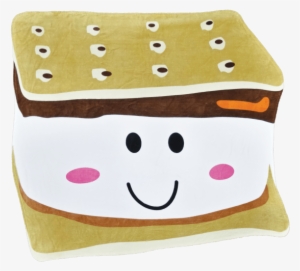 Picture Of Smiley S'more Oversized Towel - Towel