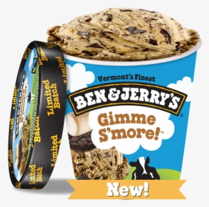Gimme S'more ™ Ice Cream, Pint - Ben And Jerry's Oat Of This Swirled