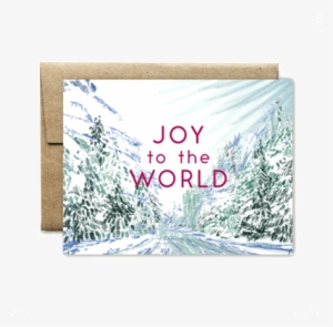 Joy To The World Landscape Card - World Landscape