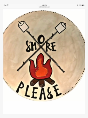 S'more Plate Paintings Workshop - S'more