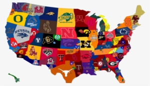 College Football Nation - Us Map Of College Football