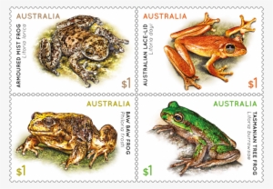 Set Of Stamps - Frogs Stamps Australia