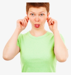 Default Pngpix Com Funny Woman Showing Tongue Png Image - Boy