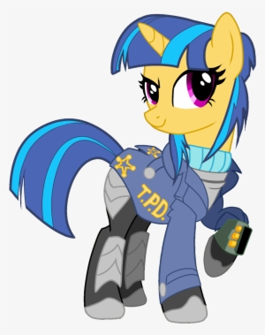 Sparkplug Riot Gear - Fallout Equestria Mare Do Well