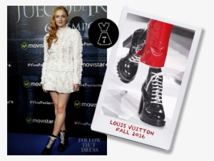 Sophie Turner In Louis Vuitton Fall - Louis Vuitton Fall 2016 Boots