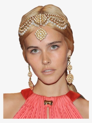Isabel Lucas Transparent - Peinados Con Collar En La Cabeza