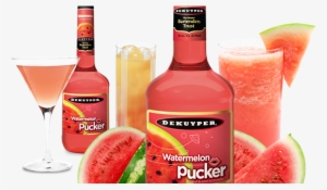 Flavors - Dekuyper Pucker Schnapps, Sweet & Sour, Watermelon