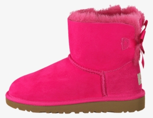 Köp Ugg Australia K Mini Bailey Bow Cerise Rosa Skor - K Mini Bailey Bow