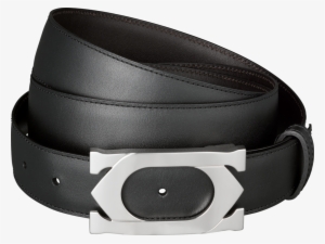 Double C Logo Beltblack Cowhide, Palladium-finish Buckle - Cartier Belt