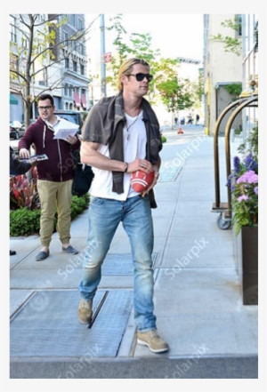 Chris Hemsworth Wearing Superdry - Chris Hemsworth
