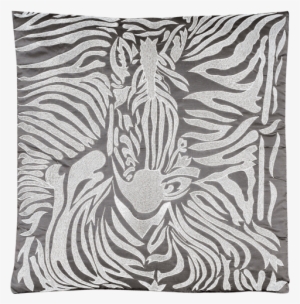 Image For 20x20" Decorative Pillow With Zebra Print - Beach Towel