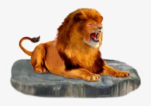 Click And Drag To Re-position The Image, If Desired - Der Brüllende Löwe-könig Rechteckiger Aufkleber