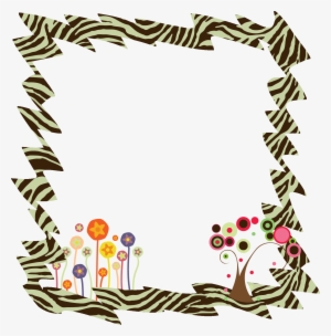 The Gallery For Gt Zebra Print Png - Frame De Zebra Png