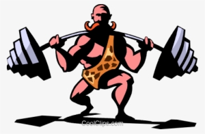 Strong Man Royalty Free Vector Clip Art Illustration