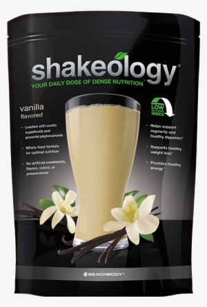 Supplement Facts For Shakeology Vanilla - Shakeology