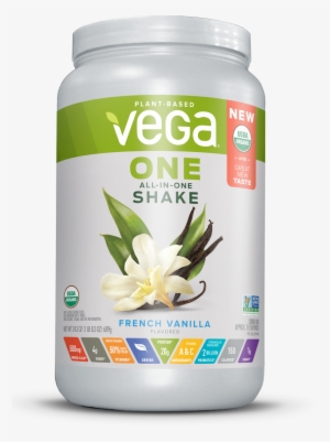 Vega One Organic All In One Shake, French Vanilla - Vega One Organic All In One Shake French Vanilla
