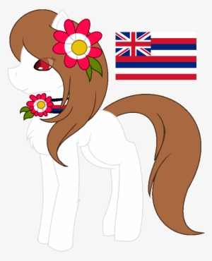 Cosmicwitchadopts, Earth Pony, Female, Flower, Flower - Hawaii State Flag Mugs