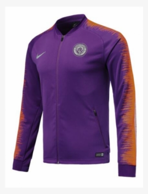 18-19 Manchester City Jacket Purple - Man City Training Kit 18 19