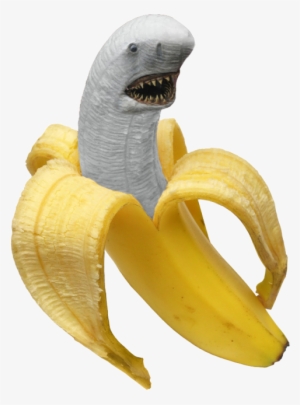 Shark Fruit Banana Png Transparent I Maked This - Transparent Banana Shark
