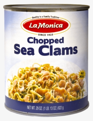 Can Of Lamonica 29 Oz Chopped Sea Clams - Lamonica Chopped Sea Clams