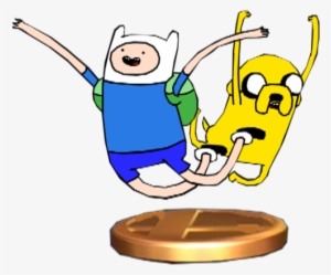 Finn & Jake Trophy - Super Smash Bros Melee Pucca