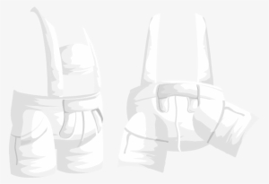 How To Set Use Suspender Pants Svg Vector - Trousers