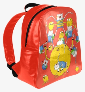 Psylocke Finn And Jake Print Unisex Leather Back Pack