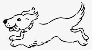 28 Collection Of Dog Walking Clipart Black And White - Clip Art Dog Black And White