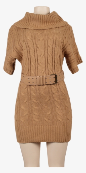 Forever 21 Boutique Belted Sweater Dress - Pencil Skirt