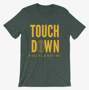 Touchdown Heather Green & Heather Grey Unisex Tee