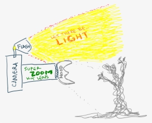 Lens Hoods Attached To Super Zoom Kit Lenses Contain - Monster