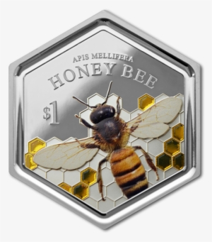 2016 New Zealand Honey Bee Silver Proof Coin - New Zealand Honey Bee Coin