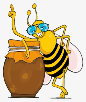 Big Image - Bee Honey Cartoon