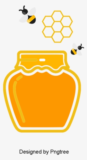 Honey Bees Honey Pot, Bee, Honey, Honey Jar Png And - Honey
