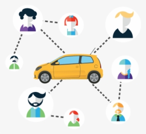 Car Sharing Users, Network - Carsharing Png