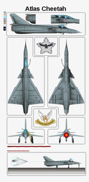 A Drawing Of The Atlas Cheetah - Atlas Cheetah C