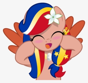 Jhayarr23, Blushing, Cute, Eyes Closed, Female, Mare, - Cartoon