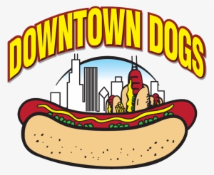 Food Clipart Chicago-style Hot Dog Downtown Dogs Png - Downtown Dogs