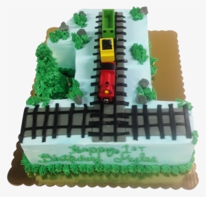 Cake For 1 Year Old - First Birthday Train Cake