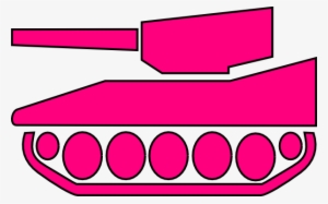 Hot Pink Tank Clip Art - Gambar Tank Animasi