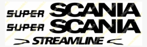 Stickers Scania Super Streamline Little Car Addict - Scania Super