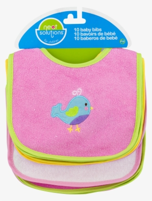 Neat Solutions 4pk Att Sayings Knit Terry Bib Set