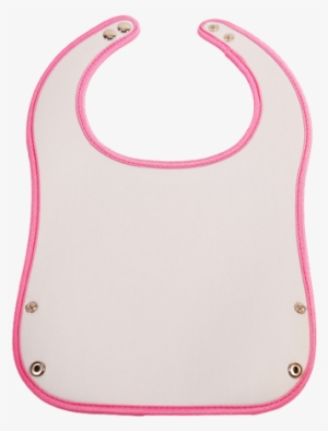 Pink Crumb Catcher Baby Bib - Active Tank