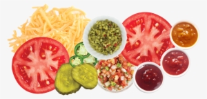 Fresh Toppings - Fresh Ingredients Transparent Background