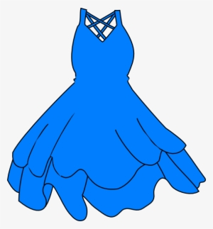 Blue Dress Svg Clip Arts 552 X 595 Px