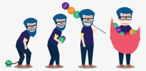 New Technologies Are Introduced To Your Current Disjointed - Cartoon