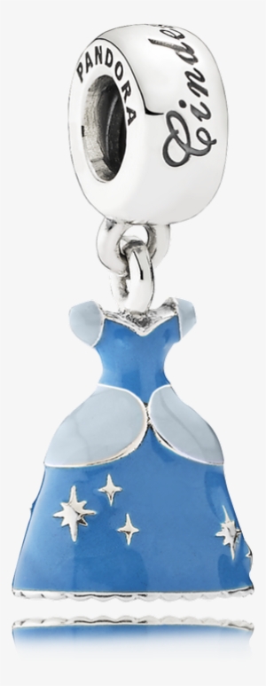 Disney, Cinderella's Dress Dangle Charm, Mixed Enamel - Cinderella Charm